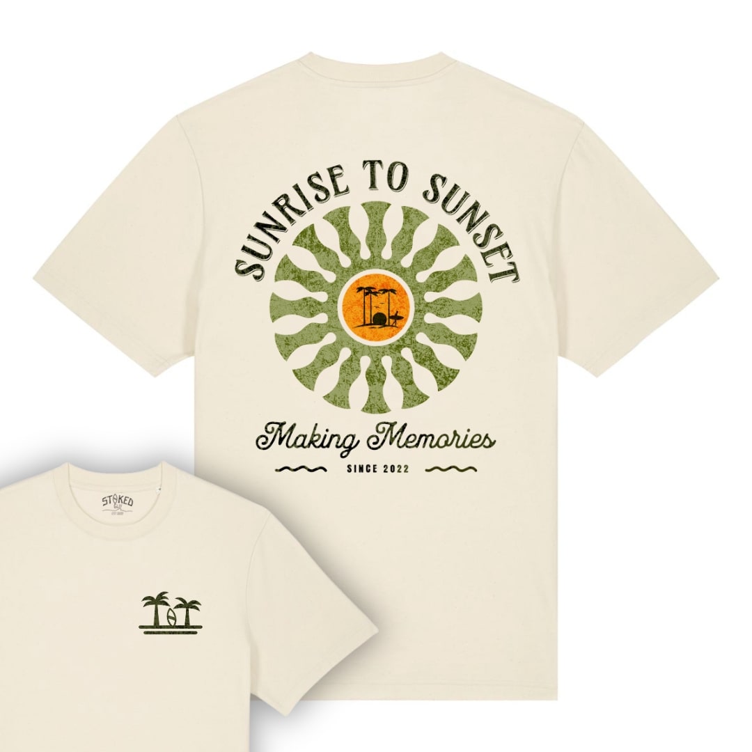 NATURAL RAW "MAKING MEMORIES" ORGANIC TEE