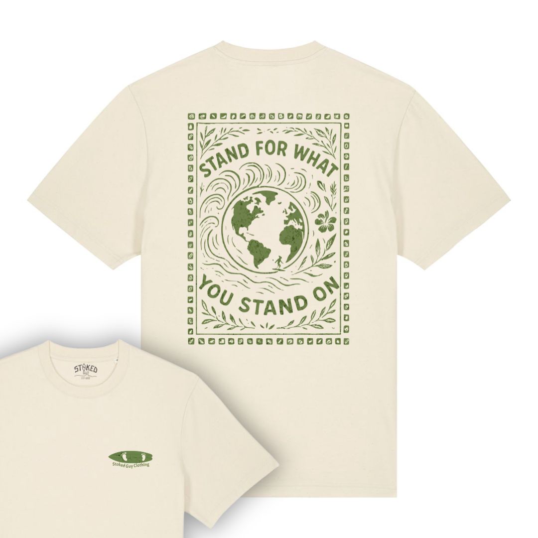 NATURAL RAW "STAND FOR" ORGANIC TEE
