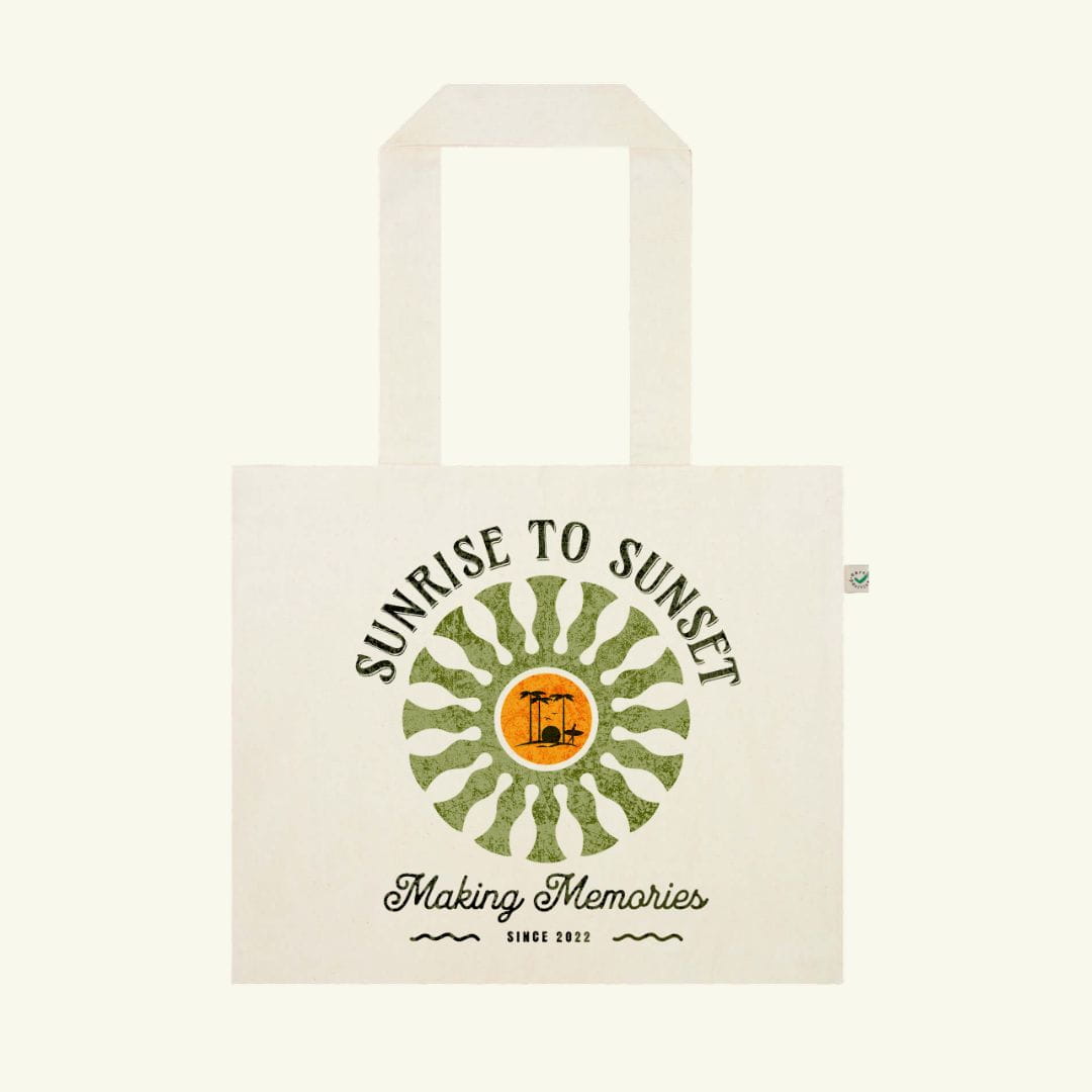 Organic "MAKING MEMORIES" Shopping Bag