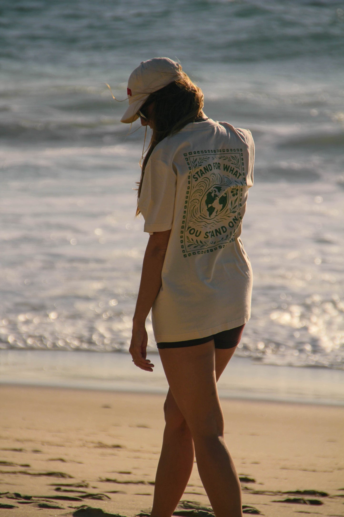 NATURAL RAW "STAND FOR" ORGANIC TEE
