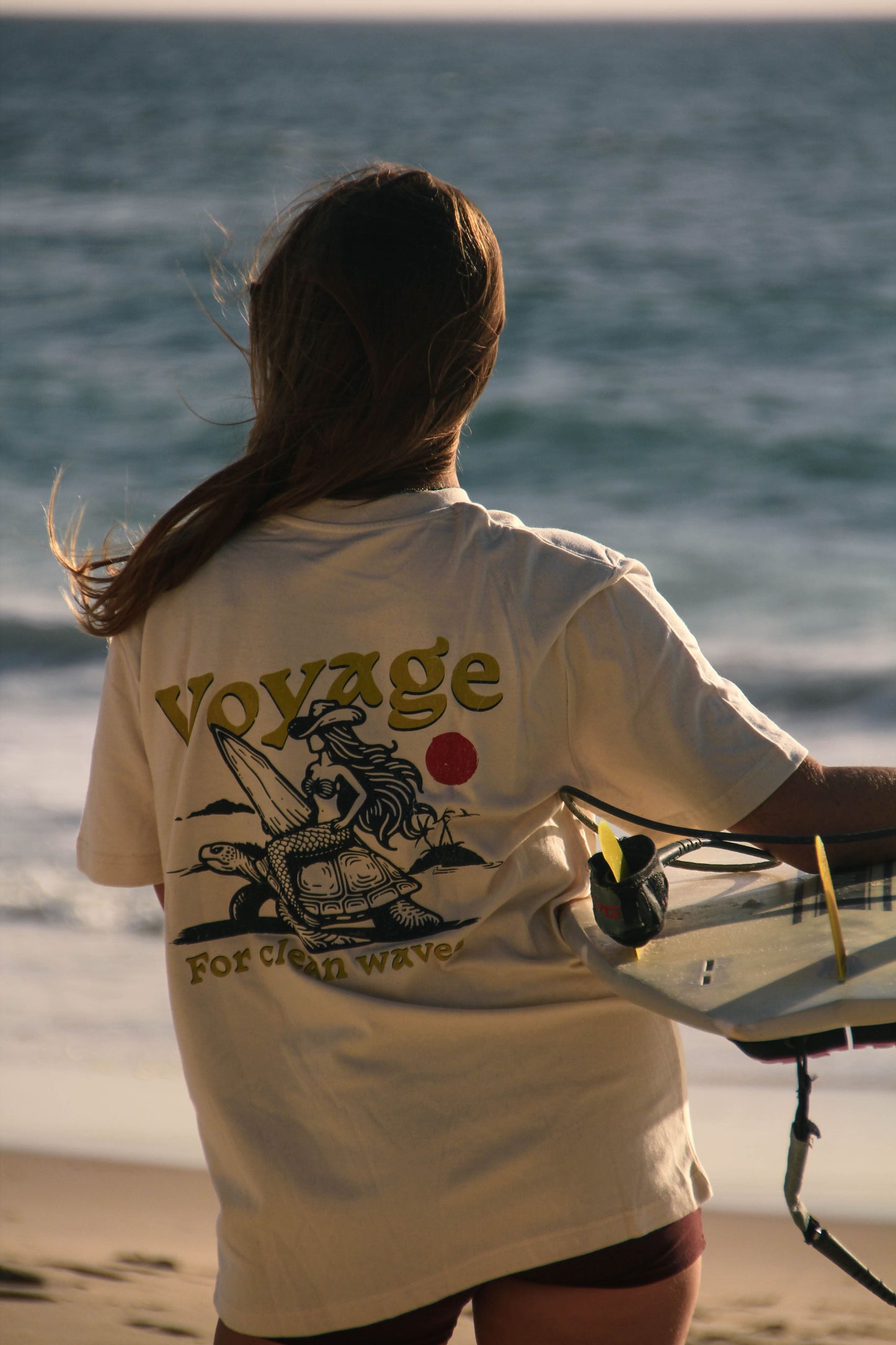NATURAL RAW "VOYAGE" ORGANIC TEE
