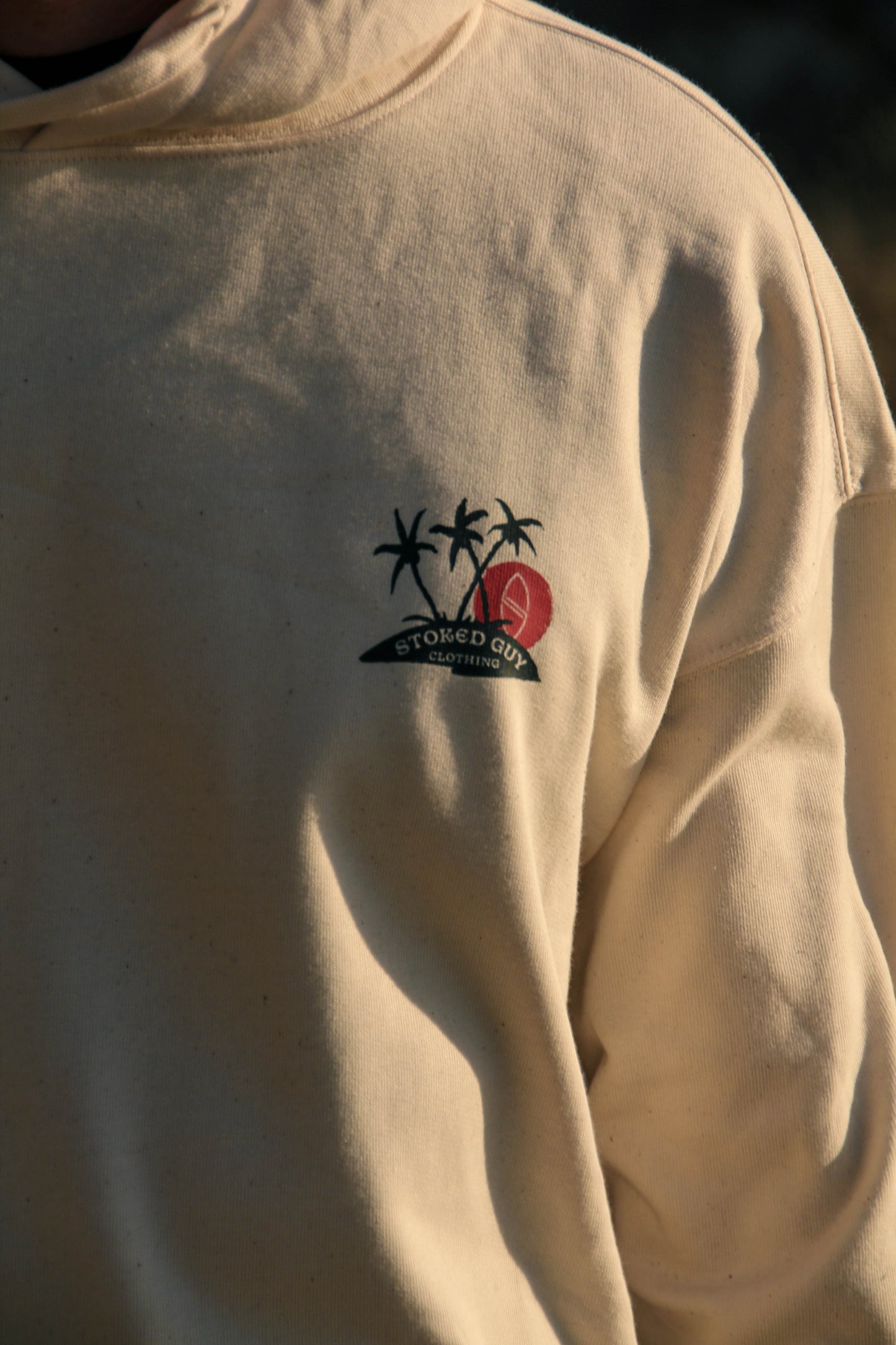 NATURAL RAW "VOYAGE" ORGANIC HOODIE