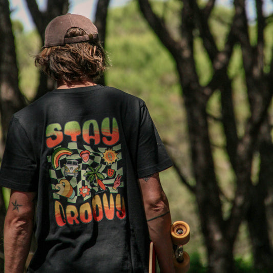 Organic "STAY GROOVY" Tee