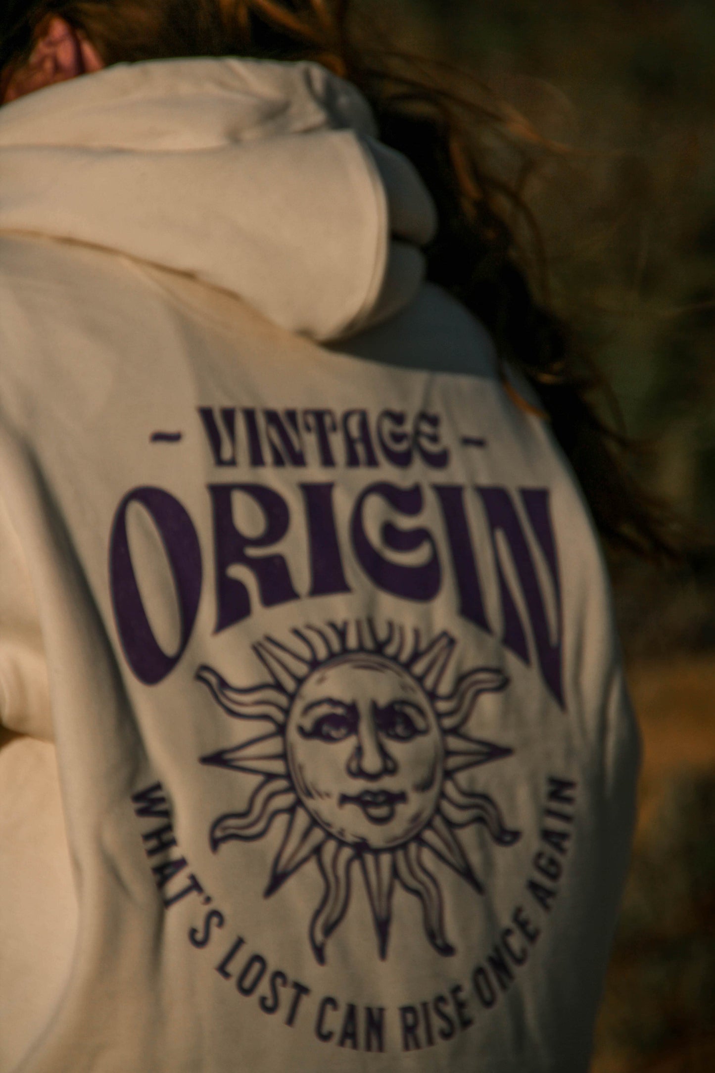 NATURAL RAW "VINTAGE" ORGANIC HOODIE