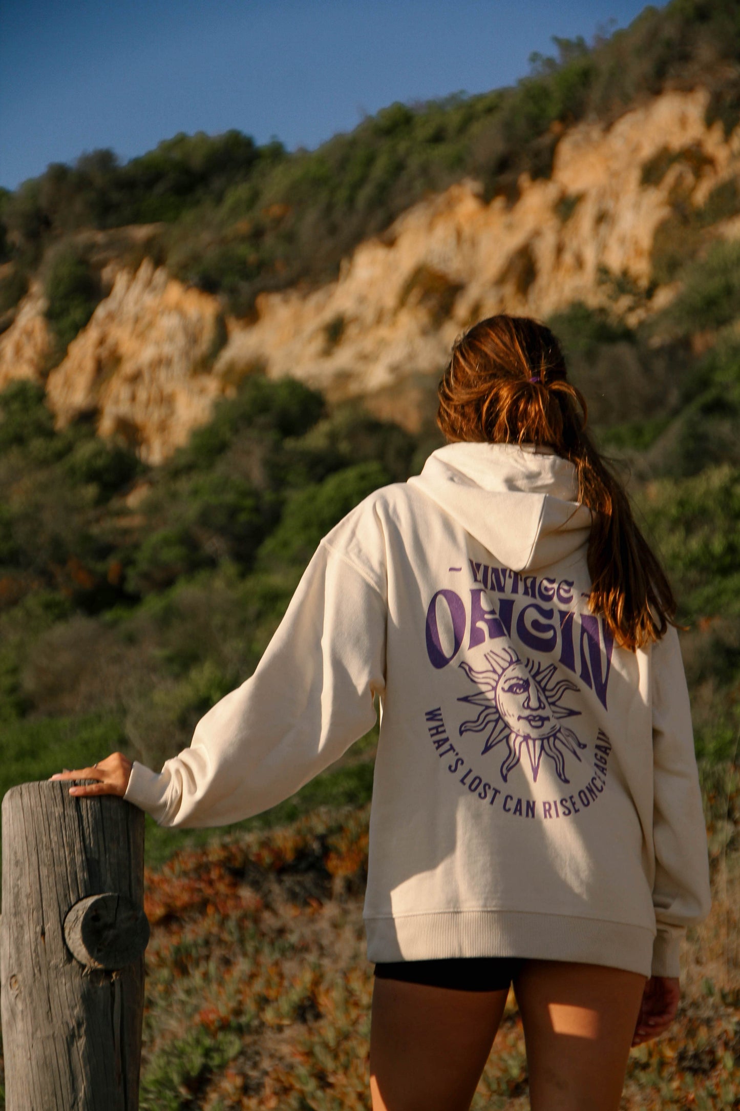 NATURAL RAW "VINTAGE" ORGANIC HOODIE