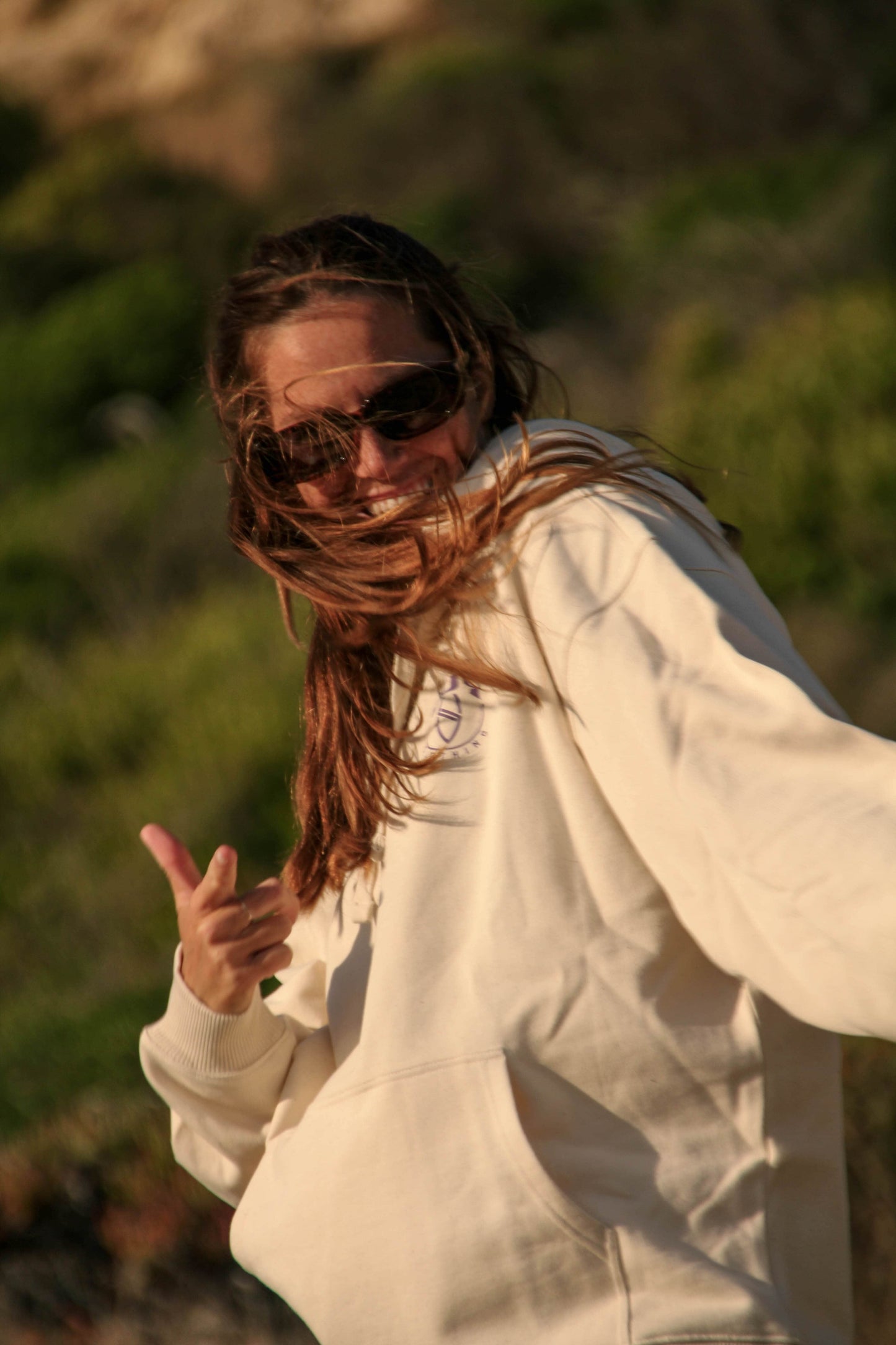 NATURAL RAW "VINTAGE" ORGANIC HOODIE