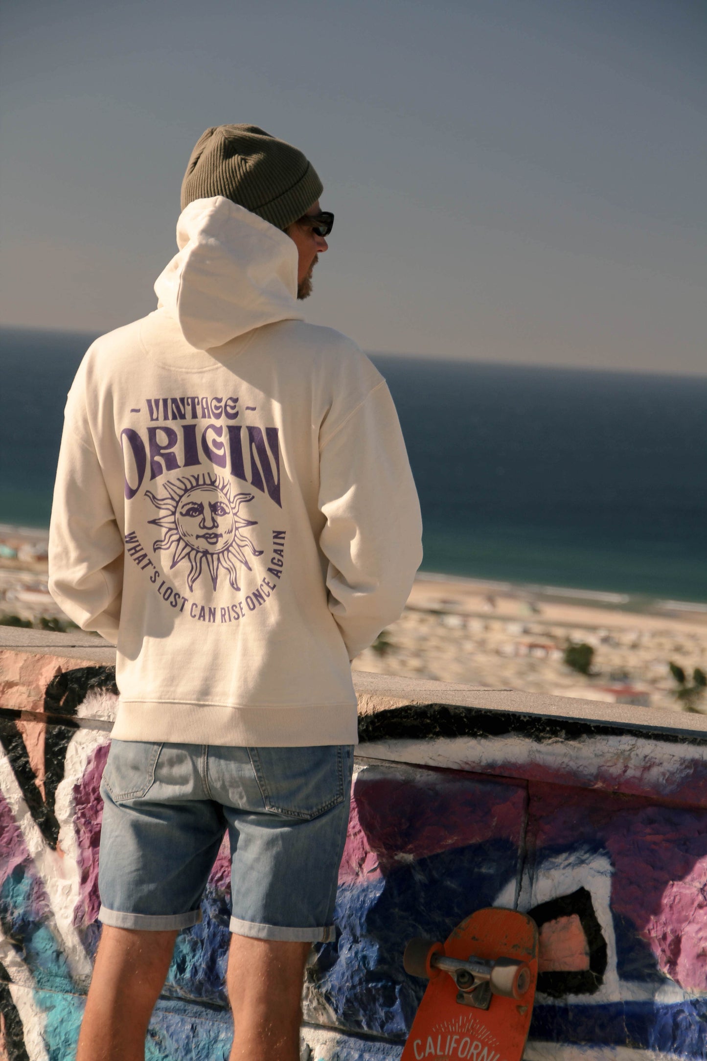 NATURAL RAW "VINTAGE" ORGANIC HOODIE