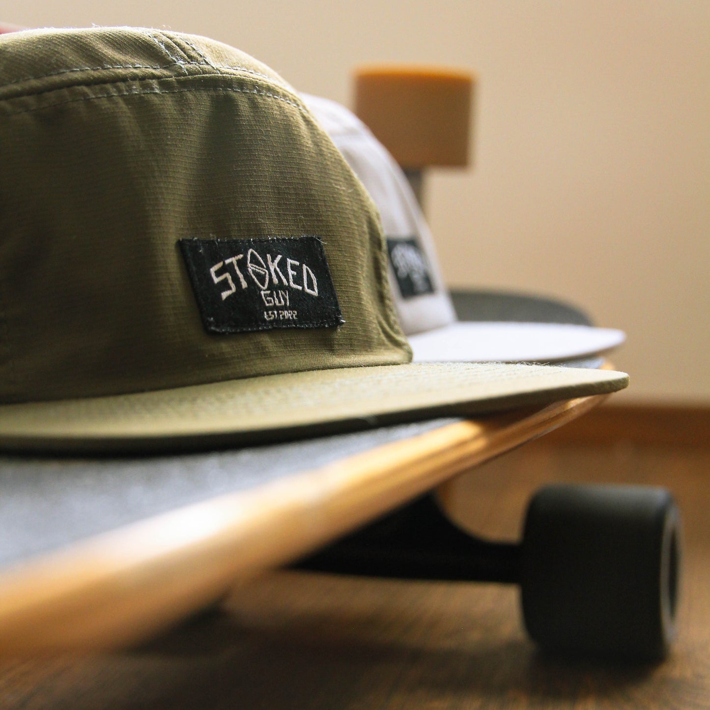 OLIVE GREEN "STOKED GUY ORIGINAL" CAP