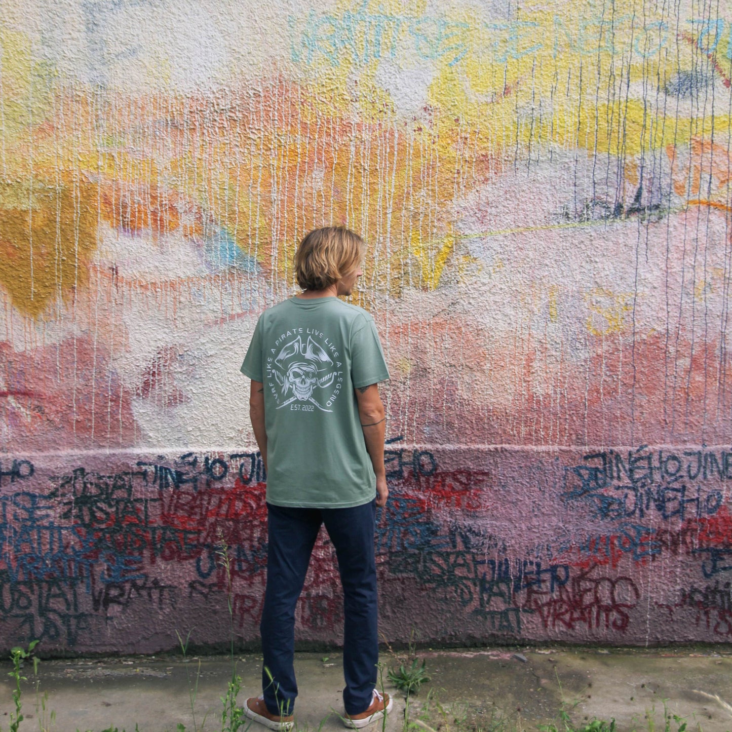 Sage "ROTTEN CAPTAIN" Tee