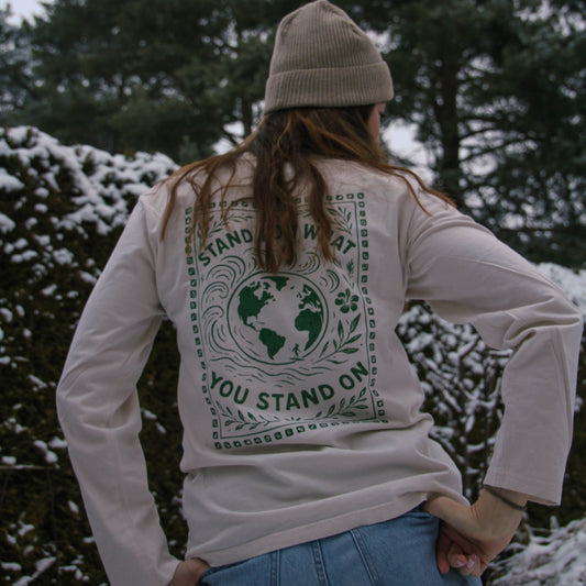 Organic "STAND FOR" LS Tee
