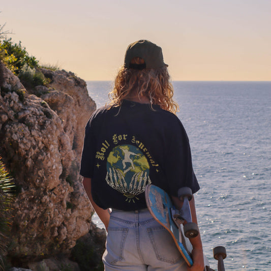 Organic "ROLL FOR RENEWAL" Tee