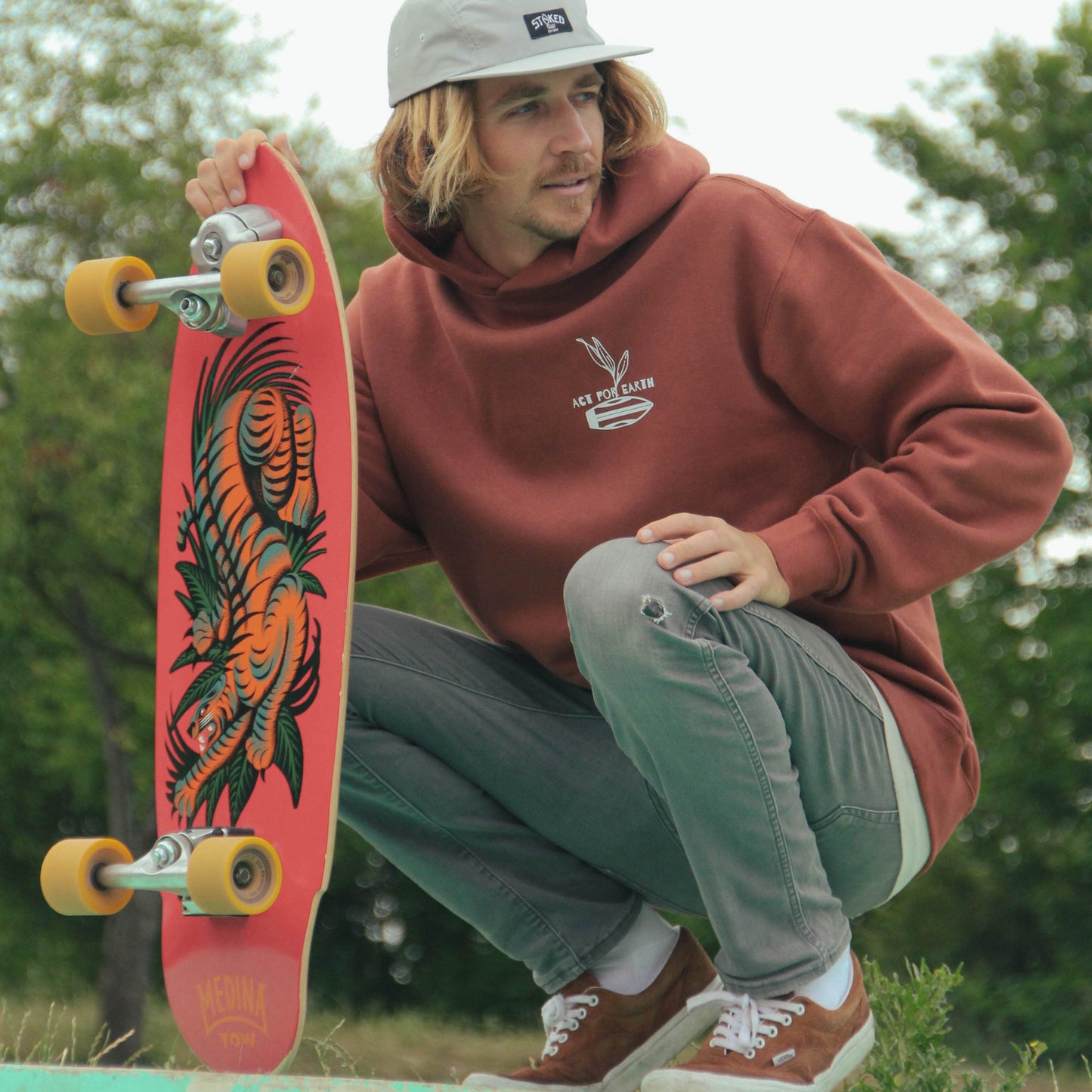 Eco Blend "ACT FOR EARTH" Hoodie
