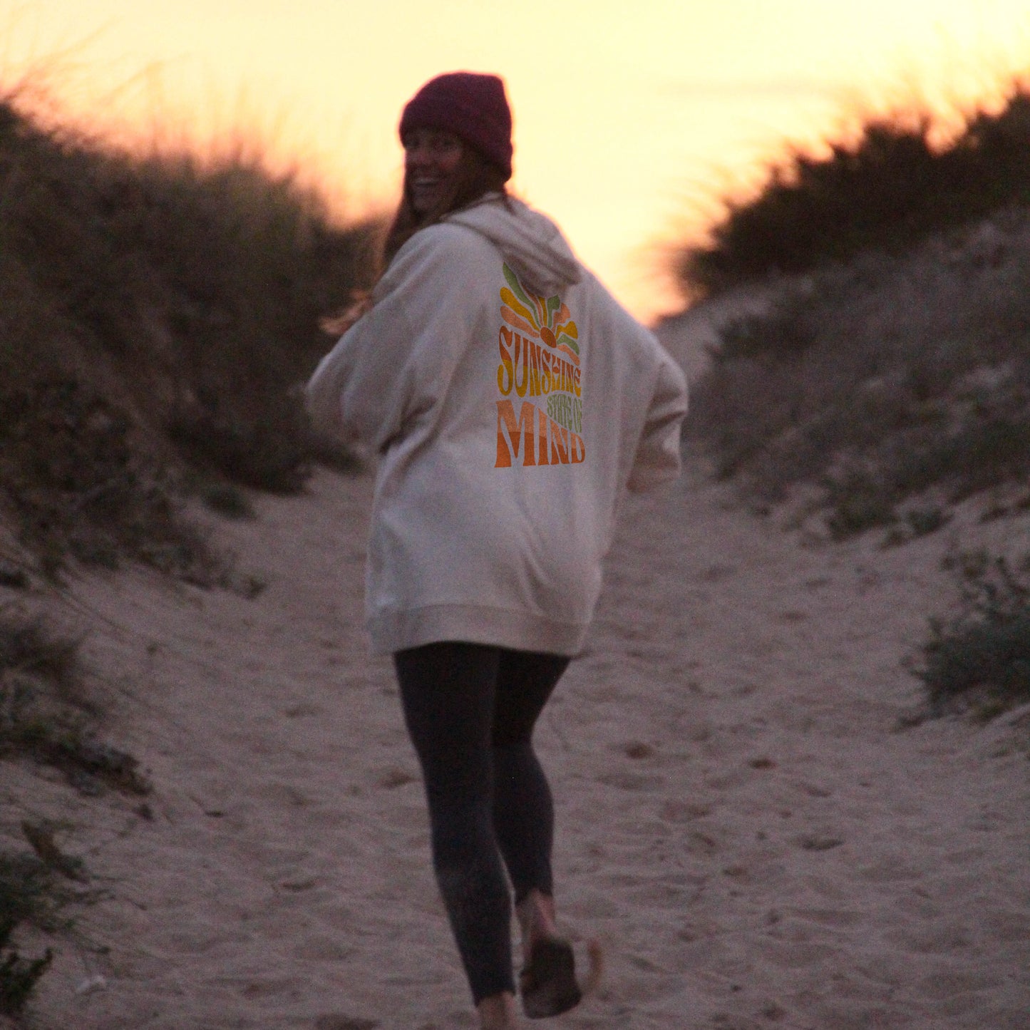 NATURAL RAW "STATE OF MIND" ORGANIC HOODIE