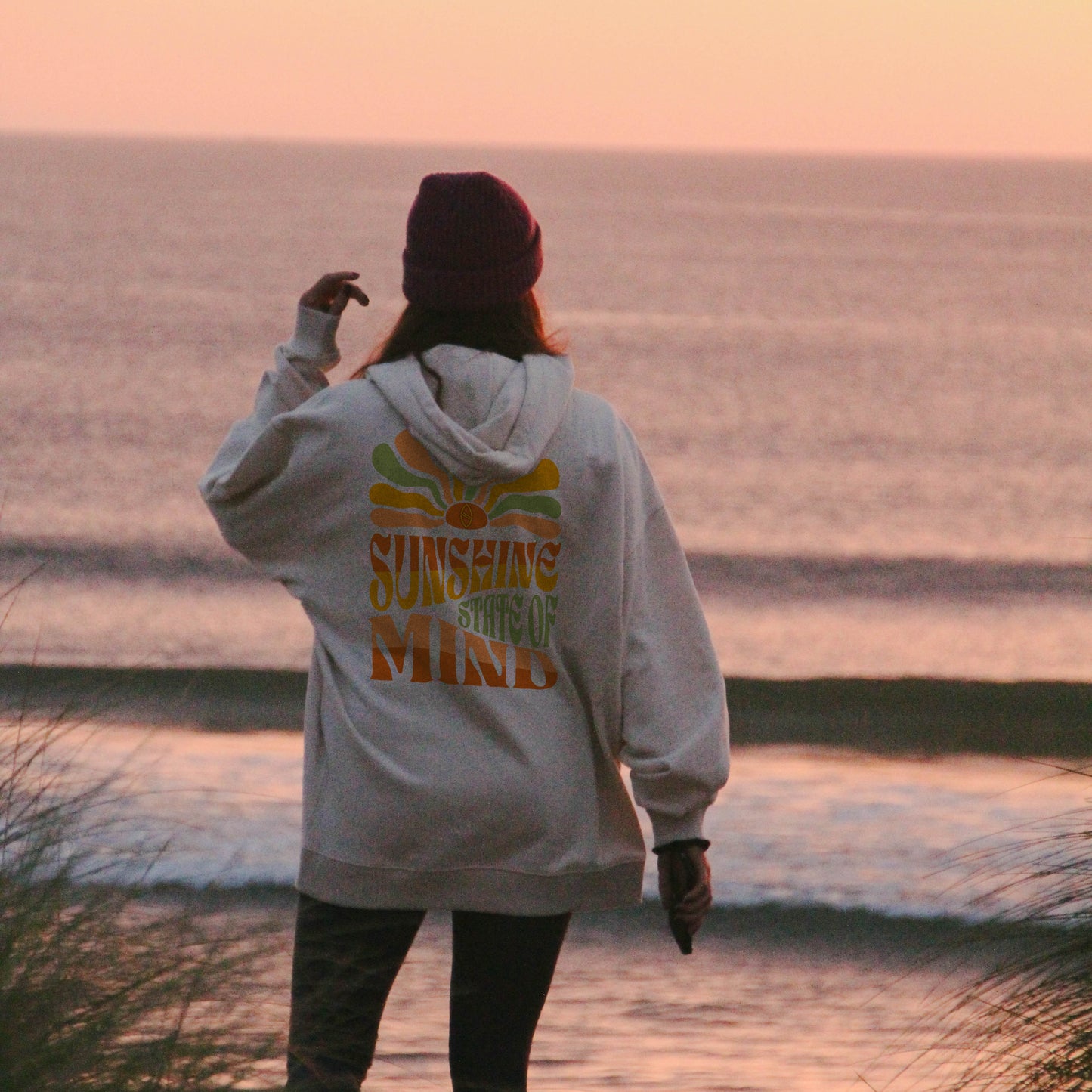 NATURAL RAW "STATE OF MIND" ORGANIC HOODIE