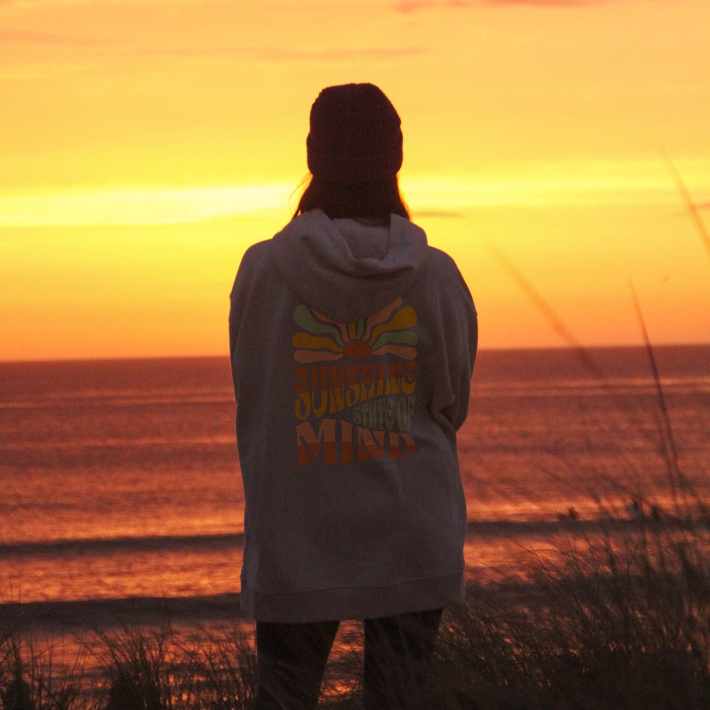 NATURAL RAW "STATE OF MIND" ORGANIC HOODIE