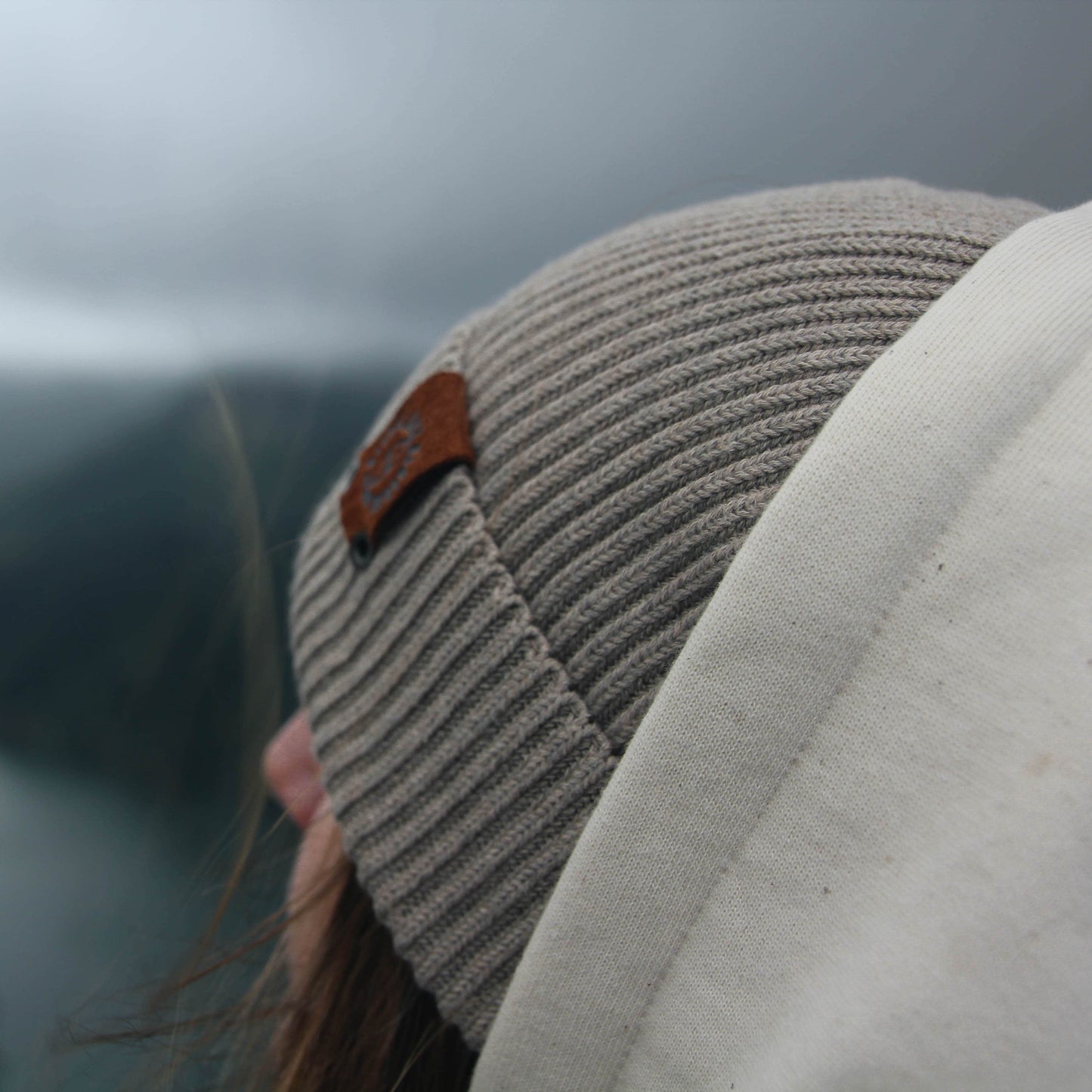 HEATHER SAND ORGANIC BEANIE