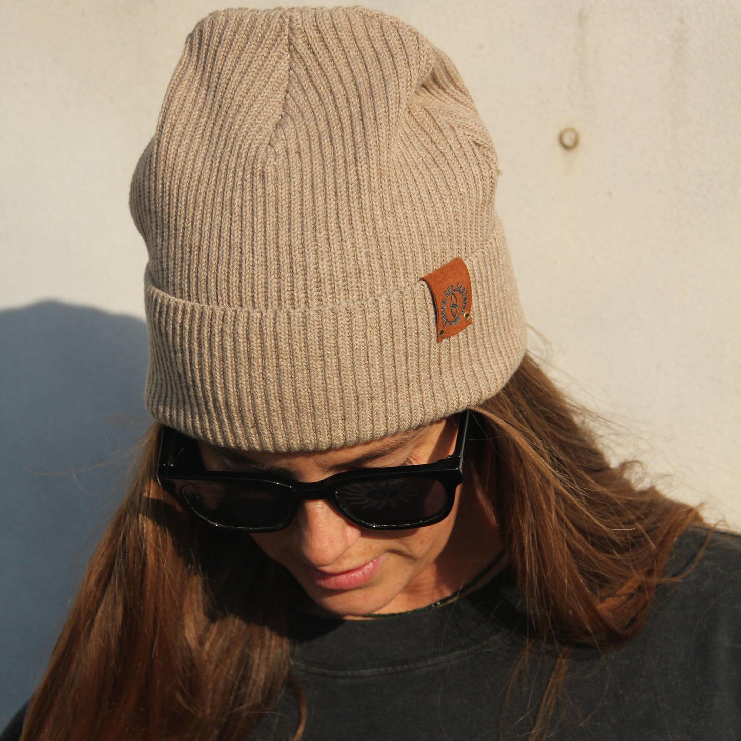 HEATHER SAND ORGANIC BEANIE