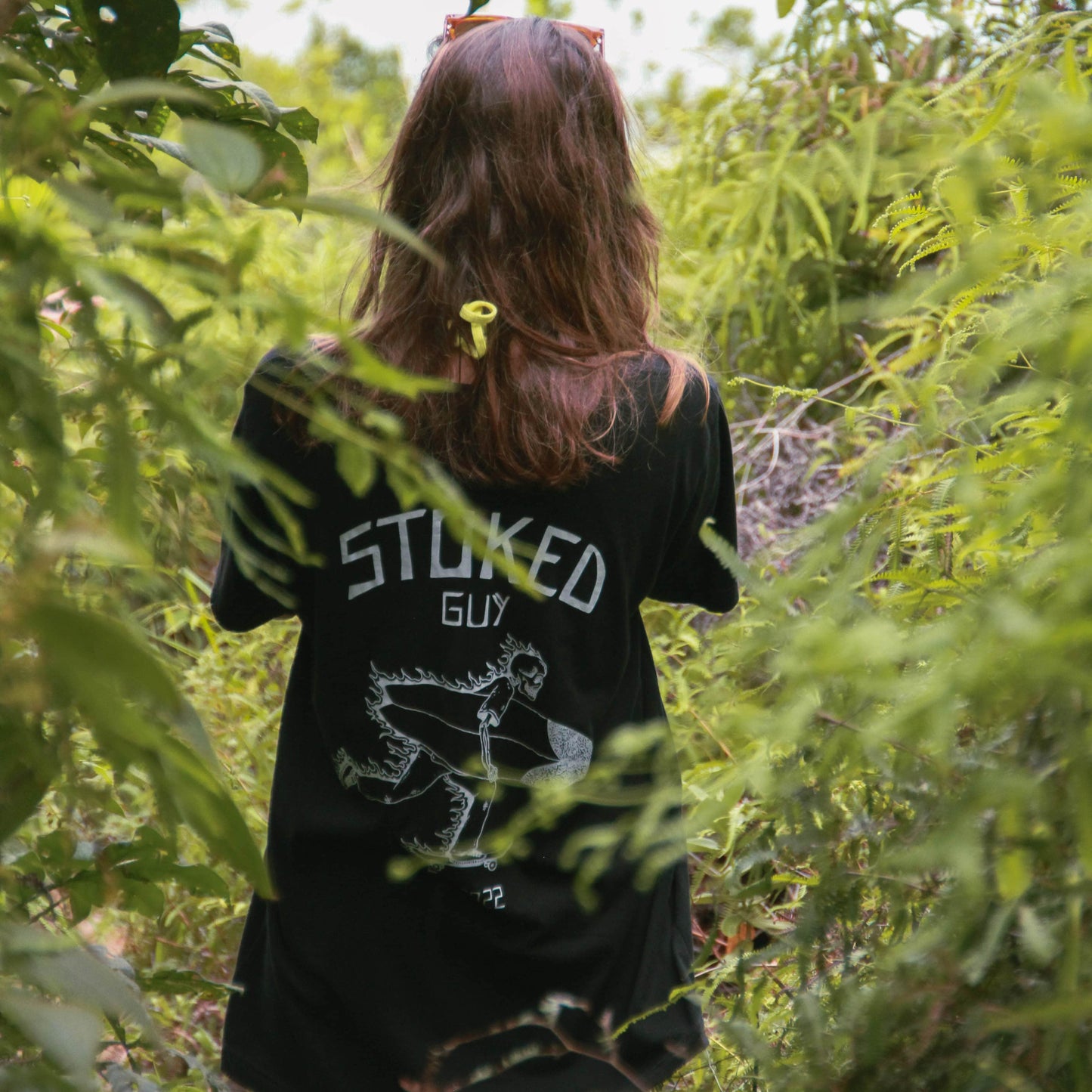 Black "Stoked Guy Original" Organic Tee