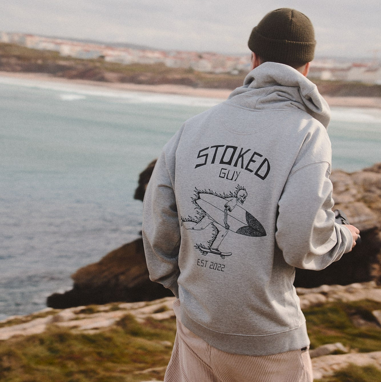 HEATHER GREY "SG ORIGINAL" ORGANIC HOODIE