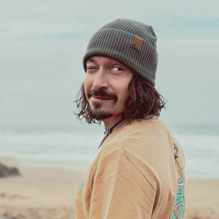 KHAKI ORGANIC BEANIE