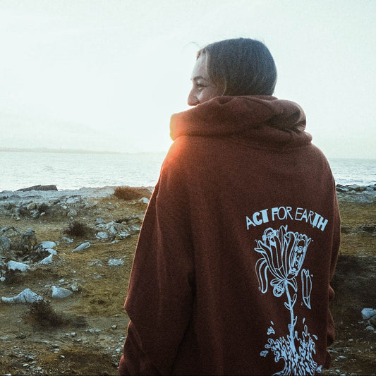 Eco Blend "ACT FOR EARTH" Hoodie