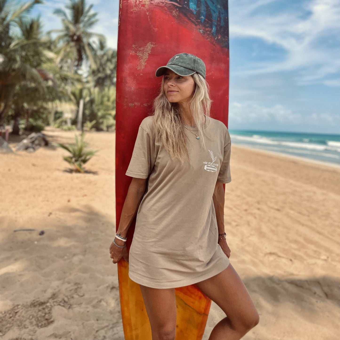 STONE "ACT FOR EARTH" ORGANIC TEE
