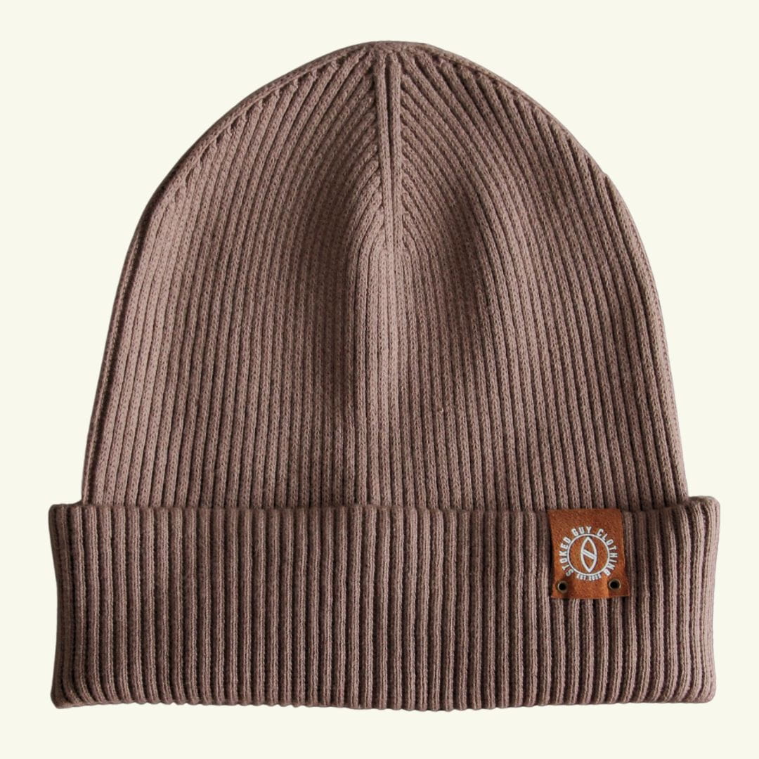 Organic "MOCHA" Slouch Beanie