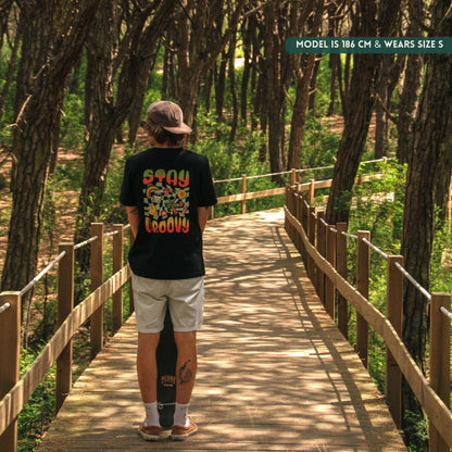 Organic "STAY GROOVY" Tee