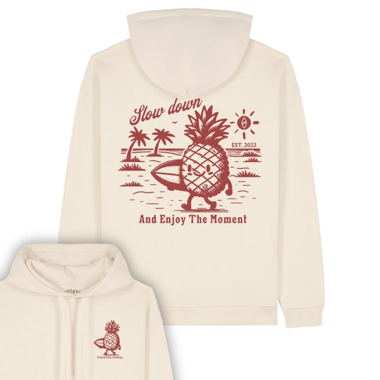 Natural Raw "Stoked Piña" Organic Hoodie