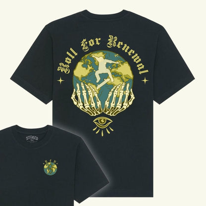 Organic "ROLL FOR RENEWAL" Tee