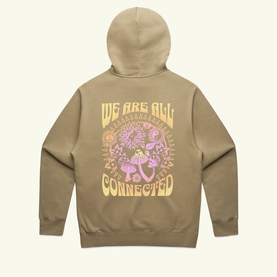 Sand "We Are All Connected" Hoodie