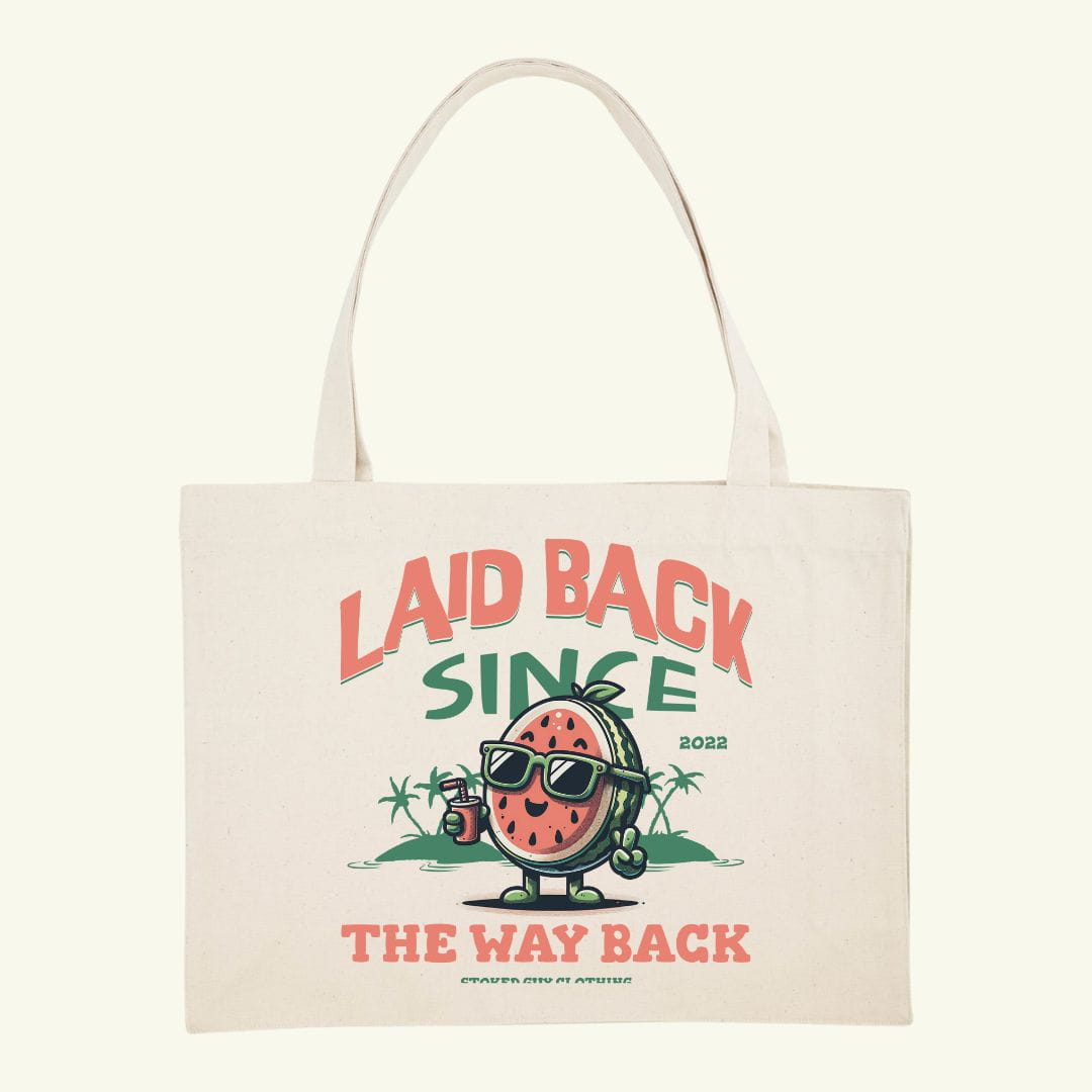 Organic "LAID BACK" Shopping Bag