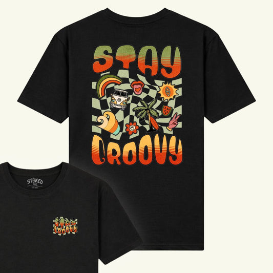 Organic "STAY GROOVY" Tee