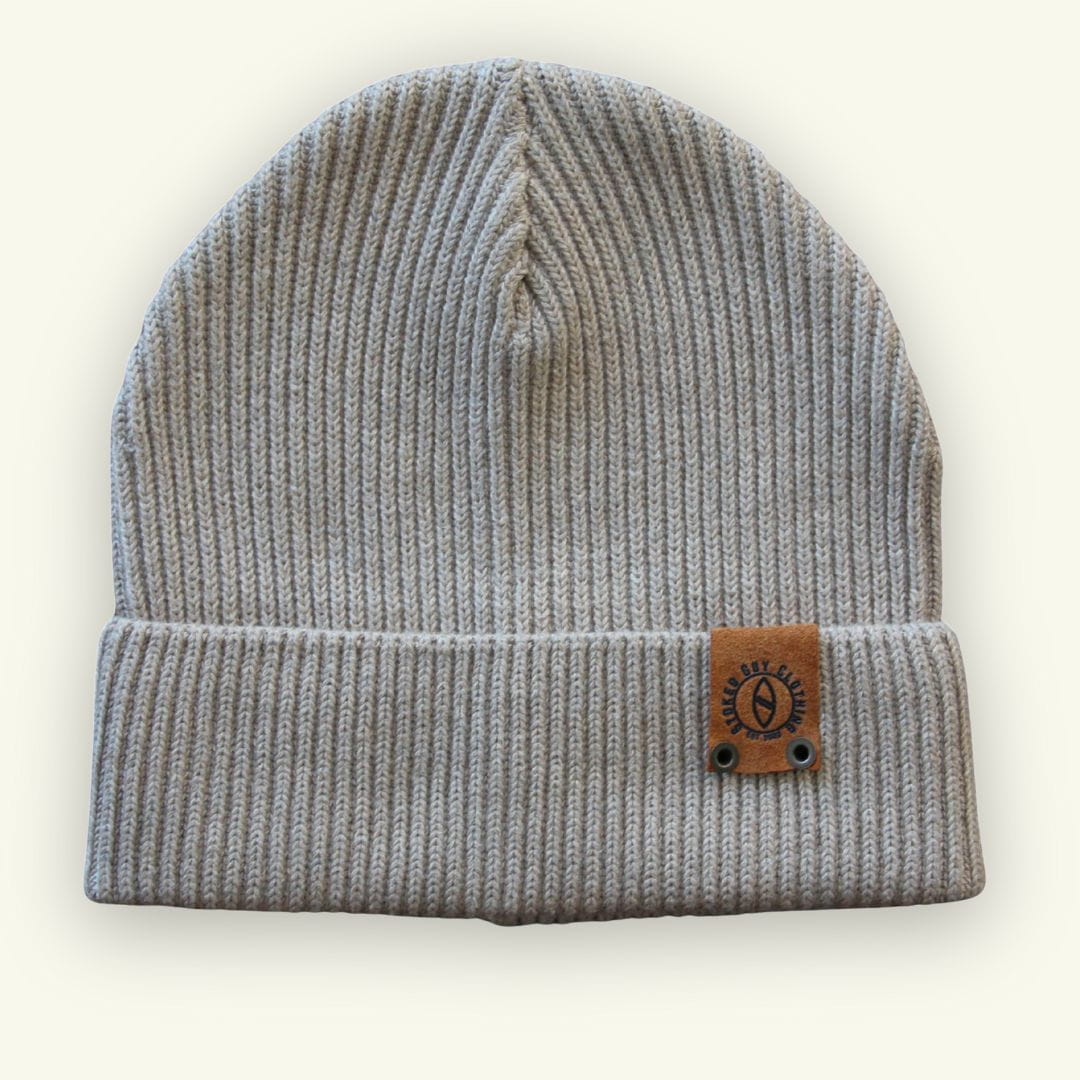 Organic "HEATHER SAND" Beanie