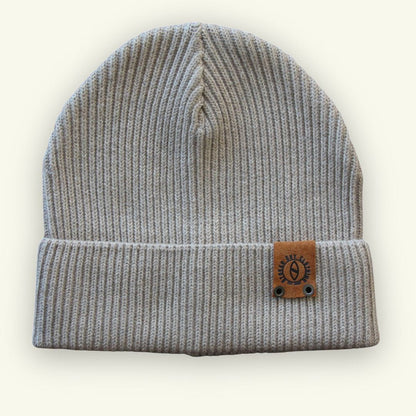 Organic "HEATHER SAND" Beanie