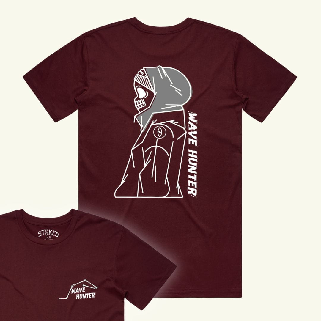 Cotton "WAVE HUNTER" Tee