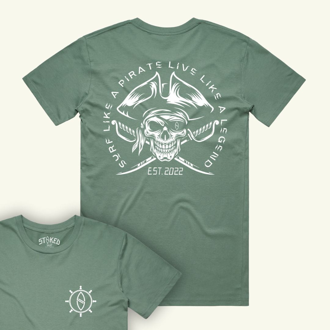 Sage "ROTTEN CAPTAIN" Tee
