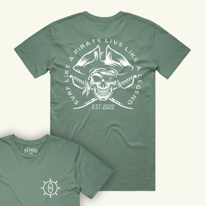 Sage "ROTTEN CAPTAIN" Tee