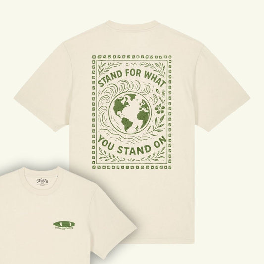 Organic "STAND FOR" Tee