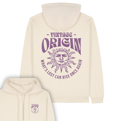 NATURAL RAW "VINTAGE" ORGANIC HOODIE