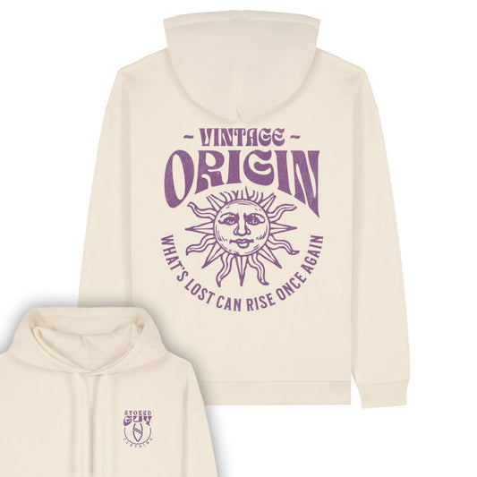 NATURAL RAW "VINTAGE" ORGANIC HOODIE