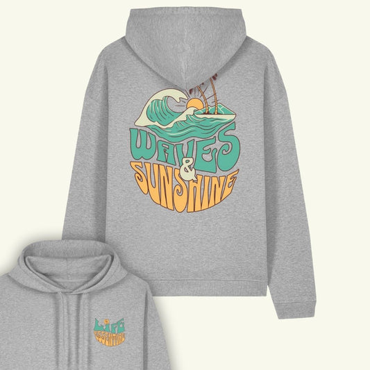 Organic "WAVES & SUNSHINE" Hoodie