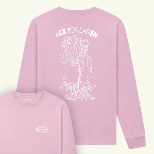 Organic "ACT FOR EARTH" LS Tee