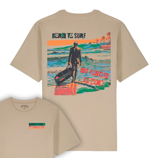 Desert Dust "Born To Surf" Organic Tee