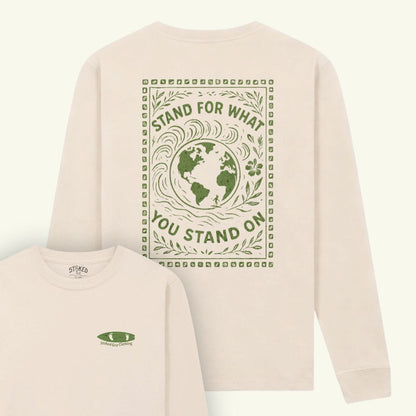 Organic "STAND FOR" LS Tee