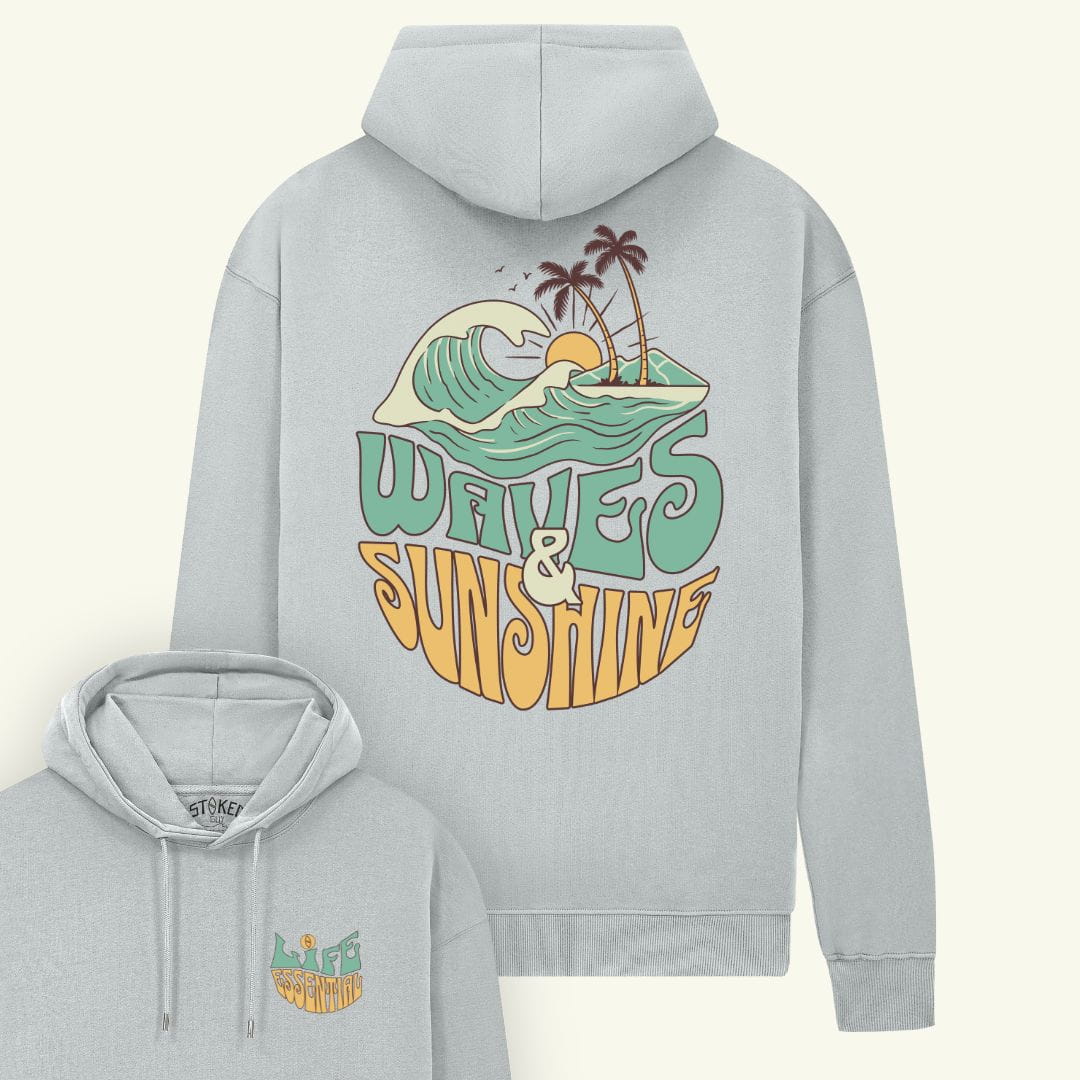 Organic "WAVES & SUNSHINE" Hoodie