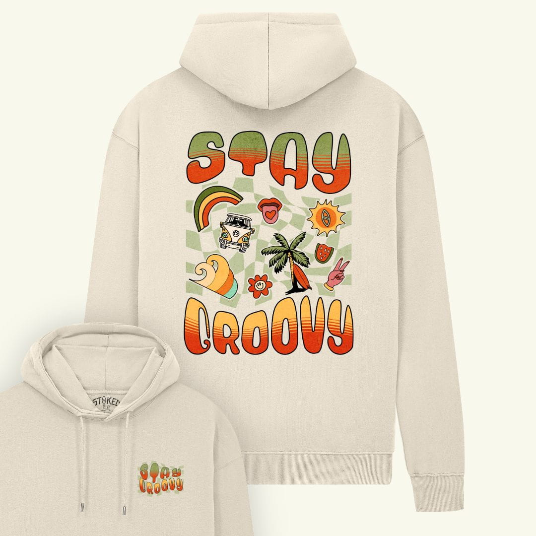 Organic "STAY GROOVY" Hoodie