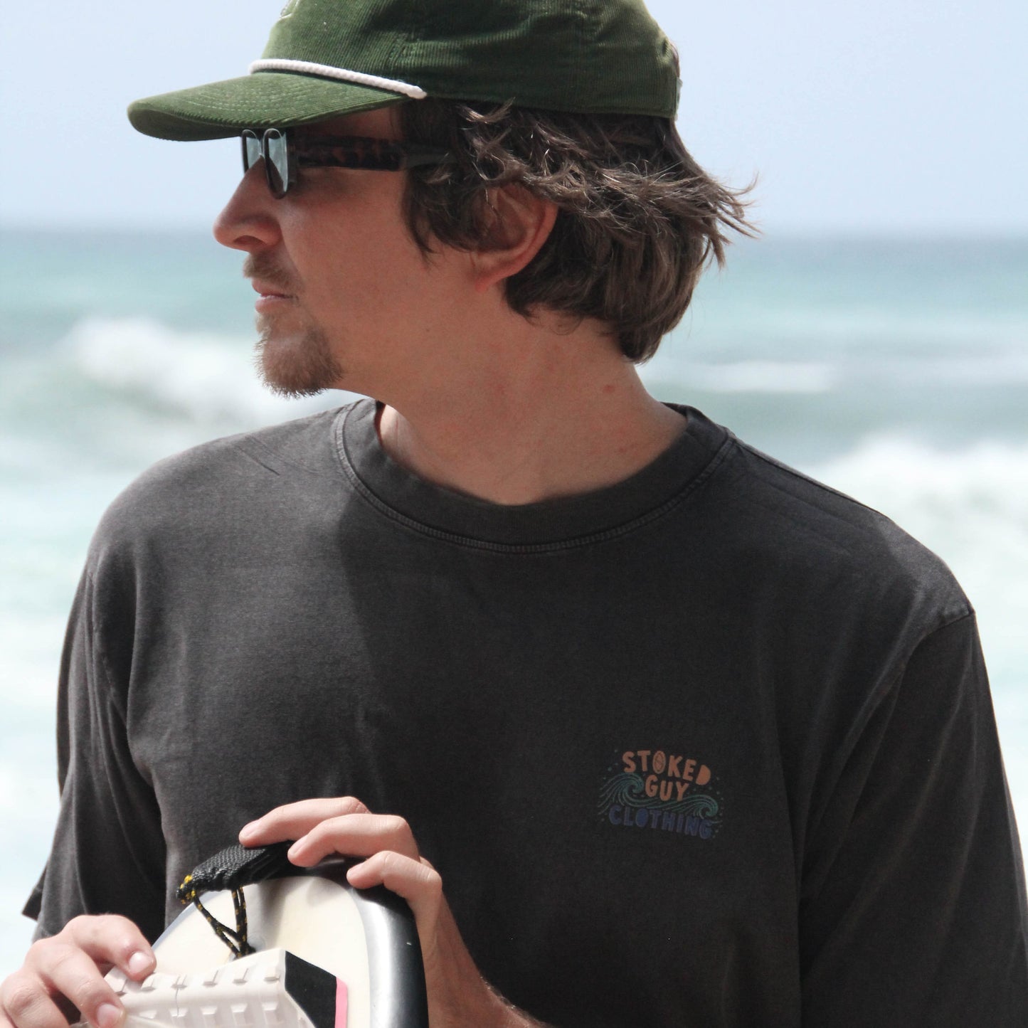 Organic "SURF LEFT" Tee