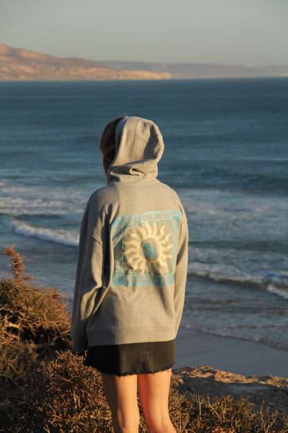 Heather Grey "Tribe" Organic Hoodie