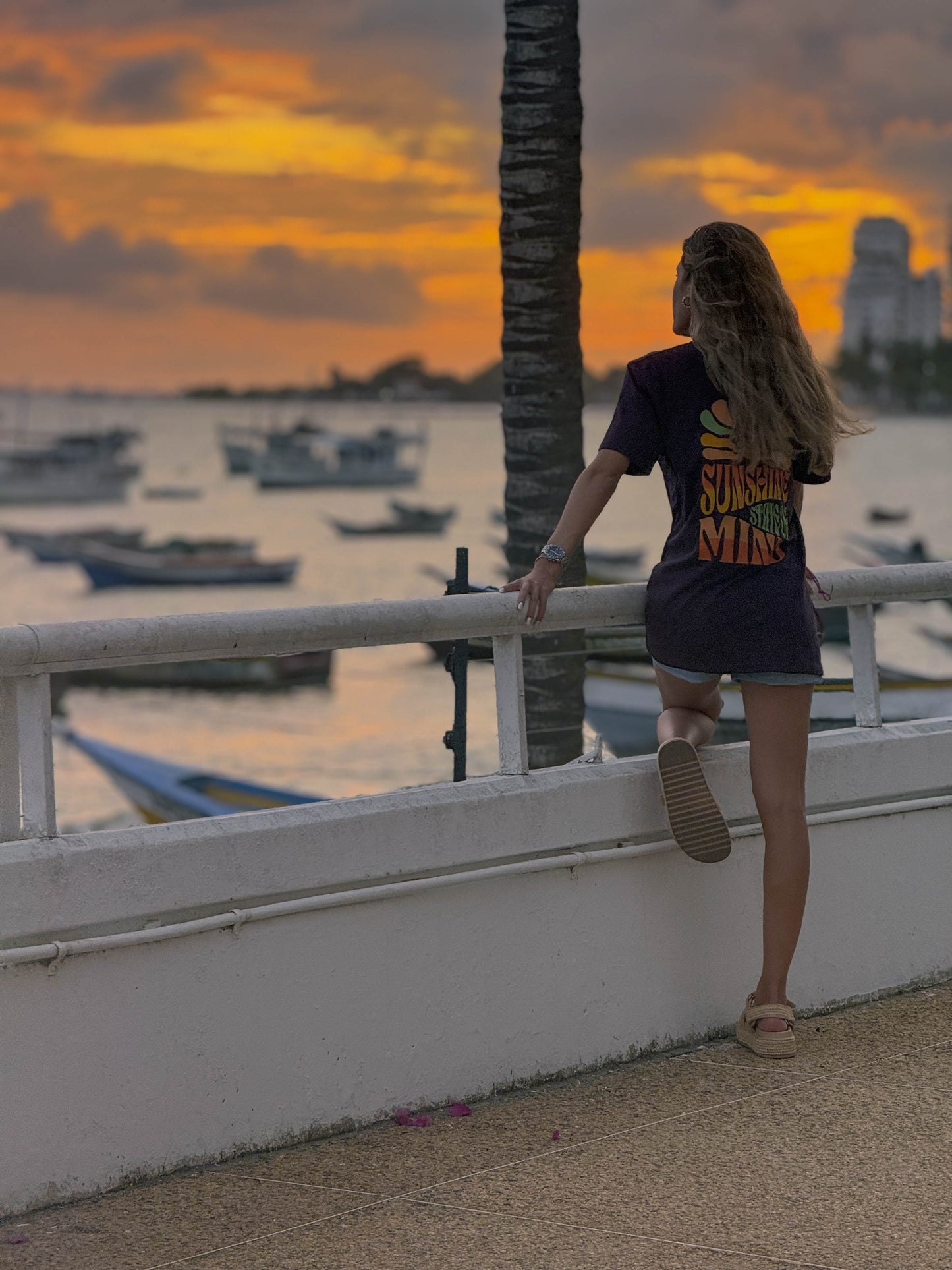 Purple "State Of Mind" Tee